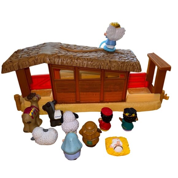 Fisher Price Little People Nativity Set With Stable & Ten Figures - Picture 2 of 7